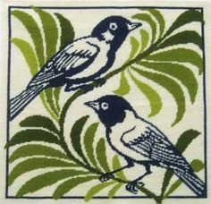 Resting Birds Cushion - from Fine Cell Works
